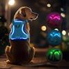 Feycig Pettorina luminosa per cani di grossa taglia - Imbracatura per cani a LED ricaricabile regolabile regolabile pettorina riflettente, 3 modalità di illuminazione, imbracatura luminosa ad alta