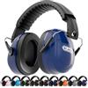 Dr.meter Cuffie Antirumore 31 dB, Protezione Uditiva per Adulti e Bambini, per Autismo e Sensibilità Sensoriale, Ideali per Tiro al Poligono, Tagliaerba, Monster Jam e Concentrazione, Blu Scuro