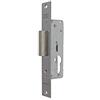 TESA 2210 Serratura da incasso per profili metallici, entrata 25 mm, finitura grigio inox, scrocco reversibile