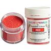 Sugarflair Colours Sugarflair Sugar Sprinkles Red, Sprinkles Commestibili, Decorazioni di Zucchero per Torte, Cupcake e Biscotti - 40g