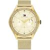Tommy Hilfiger Orologio analogico multifunzione al quarzo da donna con cinturino in acciaio inossidabile