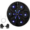 HOTUT Macchina da Boxe Musicale, Music Boxing Machine Adulti Intelligente con Bluetooth e Guanti da Boxe, 8 modalità di velocità Macchina da Box Musical Pugile, per Bambini e Adulti per Casa Interni