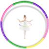 pclapora Hula Hoop per Bambini, Hula Fitness Hoop per Bambini, 7 Sezioni Smontabile Cerchio Fitness Regolabile, Cerchio per Esercizi per Ginnastica, Danza, Giochi, Dimagrimento