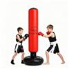 Beenavee Sacco da boxe gonfiabile, con base d'acqua stabile, attrezzatura da gioco attiva al chiuso per sacco da boxe autoportante bersaglio kick MMA karate colonne sacchi di sabbia per allenamento riflessivo