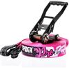 SPIDER SLACKLINE SKS02 - Kit Completo Slackline da 18m per Allenamento e Equilibrio con Cricchetto, Protezioni Albero, Sling Bag e Proteggi Cricchetto - Perfetto per Principianti - Materiali Premium