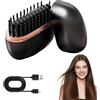 CHENBOOW Spazzola Lisciante per Capelli,Mini Piastra Capelli,Pettine Lisciante Portatile Ricaricabile,Controllo Temperatura 3 Velocità,Riscaldamento Rapido 10 Secondi,Mini Pettine Lisciante