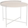 Houe - Tavolino Edge - Bianco - Acciaio termolaccato - Designer Roee Magdassi