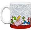 Paladone Tazza Caffè Super Mario Tazza Ceramica Ufficiale Nintendo per Fan, Regalo per Gamer e Appassionati di Giochi Retro, 300ml (10 fl oz)