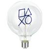 Paladone, Lampadina neon a LED decorativa PlayStation con attacco a vite E27, per lampade con compatibilità Edison, regalo gaming da collezione con licenza ufficiale, per camere da letto e case