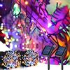 BrizLabs Luci Natale Esterno Solare, 2 Pezzi 22M 200 LED Catena Luminosa Esterni Solari Luci Stringa Natalizie Impermeabile 8 Modalità per Giardino Patio Balcone Albero Matrimonio Festa, Colorate