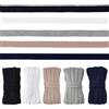 PH PandaHall 5 Colori 50m Cordoncino in Cotone Piatto Corda Piatta con Coulisse, 10mm Doppio Strato Cavo Cordoncino per Felpa con Cappuccio e Pantaloni, 10m/Balla