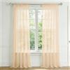 NAKIHOUSE Tenda in Voile, 2 Pannelli Tende a Maglia per Finestre 108 cm di Lunghezza, Eleganti Tende Trasparenti con Apertura Superiore, Tende in Voile per Filtrare la Luce per Soggiorno, Tende per