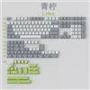 Sumgsn Set di 172 tasti Lemon Keycaps Set, Cherry Profile Doubleshot PBT Green Keycaps per 60% 65% 75% 95% Cherry Mx Gateron Switch ISO/ANSI Tastiera meccanica