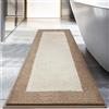 DOMUSTEX Tappetino da Bagno 60 x 150 cm, Antiscivolo, Lavabile, per Doccia, Vasca e Pavimento