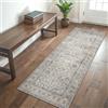 GENIMO - Tappeto Vintage 80x150cm - Antiscivolo, Lavabile, Con Pelo Corto - Per Camera da Letto, Sala - Beige Grigio
