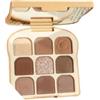 Meidimeijia 9-Color Toast Eyeshadow Palette - Tonalità opache, scintillanti, metalliche e scintillanti per ombre per occhi fumanti, neutri e quotidiani (2# Fuji Prima neve)