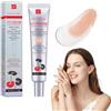 Luthasolic Crema Viso Colorata Con Centella Asiatica, CC Cream Red Correct CC Cream Color Correcting Crema Make Up Fondation Idratante, Migliora La Carnagione e Idrata (Colori Luci)