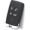 BROVACS Custodia di ricambio compatibile con LAND ROVER JAGUAR 5 tasti Keyless Entry Smart Remote Key Case Fob PG710