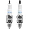 Zescyha 2 Pezzi Candela di Accensione Compatibile con NGK CR7HSA/C7HS, Candela Scooter Moto Ricambio ad Alte Prestazioni per Motori a Benzina, Scooter, Moto 4 Tempi, Tosaerba, Generatori, Filetto 10mm