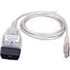 Tbest Cavo per strumento di diagnostica auto K+DCAN OBD2 USB con interfaccia interruttore di ricambio per Serie 1 E81 E82 E87 E88 2004‑2007.03