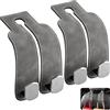 Zescyha 2 Pezzi Ganci Doppi per Sedile Auto, Gancio per Poggiatesta Auto, Car Seat Back Hook Accessorio Organizzatore Multifunzionale per Sedile Posteriore, Supporto per Borse Portachiavi Cellulari Tablet