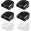 FineGood 6 PCS Deer Fischietti per auto, FineGood Car Animal Fischietto di avvertimento con nastro Corno di allarme Cervo Fischietto di allarme animale