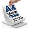 XhjzgcTech Carta Termica A4 100 Fogli - Formato A4 210x297mm - Compatibile con Stampanti Termiche - Asciugatura Rapida - Ideale per Documenti, Pagine Web e Foto