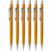 Pentel, portamine da 0,9 mm, modello P209, colore giallo, serie P200, con meccanico automatico, ricaricabile, P209 G (confezione da 6 pezzi)