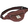 GURU SHOP Praktische Hanf Gürteltasche, Ethno Bauchtasche, Sidebag - Braun, Herren/Damen, Size:One Size, 15x20 cm, Festival- Bauchtasche Hippie