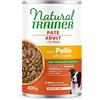 TRAINER NATURAL CANE UMIDO MEDIUM MAXI ADULT PATE' CON POLLO 400 G