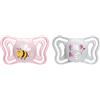 Chicco Succhietto Chicco Physio Forma Light Silicone 2 pz Rosa 2-6 m