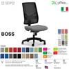 SEIPO BOSS BS0029 poltrona direzionale schienale rete movimenti R4 tessuto V SEIPO