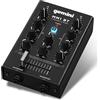 Gemini Sound MM1BT Bluetooth a 2 Canali Dual MIC Input Stereo 2-Band Rotary Compact DJ Podcast Mixer con Crossfader e Controllo Individuale di Guadagno