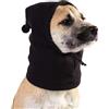 HhBdy Paraorecchie Cane, Copri Orecchie per Cani Caldo Cappello Invernale per Cani Regolabile Cappello Cane Lavabile Scaldacollo e Orecchie Domestici Nero per Caldo Silenzioso e Rilassante (L)