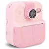 Annadue Fotocamera a Stampa Istantanea, 48 MP HD, Schermo Selfie IPS 2.4 Pollici, Obiettivo Rosa