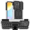 Max Power Digital Custodia per Xiaomi Redmi 10c con Supporto Bumper Case Cover Armor Rigida Resistente Doppio Strato Protettiva Ibrida Agli Urti (Xiaomi Redmi 10c, Bianco)