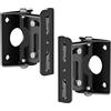 TaoAcc 2 Pezzi Supporto Casse Muro, Universali Supporto Casse da Parete Staffe per Altoparlanti, Staffa di Montaggio a Parete Regolabile per Casse, Max 20 kg