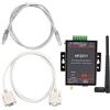 Fafeicy Convertitore Seriale HF-2211 da RS232/485/422 a WiFi Ethernet DTU Supporto TCP/UDP 5-36VDC 95x65x25mm