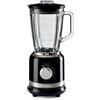 Ariete 585 Frullatore Moderna, 1000W, Capacità 1,5 L, 4 velocità + Funzione Pulse, Tazza in vetro graduata, 4 lame in acciaio inox, Nero