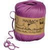 Halbach Nastro di seta a righe | larghezza 4 mm lunghezza 100 m | nastro regalo sostenibile per lottare e avvolgere regali in 100% cotone | Colore: berry