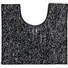 SEALSKIN Tappeto Bagno Contorno WC, Cotone, Nero, 50 x 45 x 3 cm