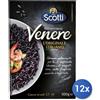 Scotti 12x Multipack Riso Scotti Venere Gr 500 Nero