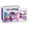 Pharmanutra UltraMag®, Integratore di Magnesio Sucrosomiale® 375 mg, Alto assorbimento, Alta tollerabilità, Riduce stress e affaticamento, Stanchezza fisica e mentale, Senza glutine, 20 bustine, Pharmanutra