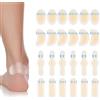 TNSOYCA 24 Pezzi Cerotti per vesciche, cerotti vesciche piedi, Impermeabile Invisibile Hydrocolloid Bandages, per Tallone, Piede e Protezione della Pelle