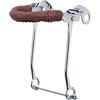 Weaver Leather 25 - 1110 Hackamore Bit con Pelle Intrecciata capezzina, Cromato, 22,9 cm