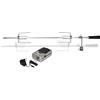 Enders Girarrosto Barbecue - Spiedino girevole in acciaio inox + motore elettrico incluso - Compatibile con i Barbecue Boston 6 - Argento - Accessori Barbecue - Utensili bbq #7909