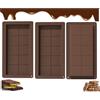 Hitopin 3 Pezzi Cioccolatini Stampo Silicone, Mini Stampo per Barretta di Cioccolato, Stampi per Cioccolatini in Silicone, Stampo Tavoletta Cioccolato, per Cioccolatini,Caramelle Cucina Stampo