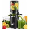 ACOQOOS Estrattore Frutta e Verdura, 132 mm Bocca Extra-Larga, Capacità 1,8 L, Motore da 280 W, BPA Free, Facile da Smontare e Pulire, Nero