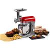 Ariete 4079 Accessorio tritacarne, insaccati e trafila pasta, Kit completo di accessori per Impastatrice Moderna di Ariete mod. 1589, Grigio