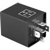 Duokon rele intermittenza regolabile 12v-Duokon Decodificatore Relay del Flasher per Auto Plug-And-Play EP27 FL27 12V di 5-Pin per LED Turn Light [PVC] (Nero)